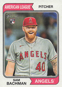 2023 Topps Heritage Baseball Sam Bachman #704 RC