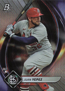 2022 Bowman Platinum Baseball Juan Yepez #74 RC