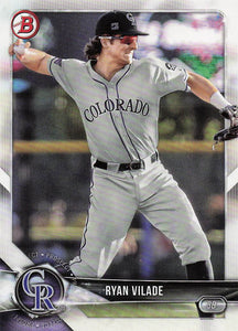 2018 Bowman Baseball Prospects Ryan Vilade #BP92