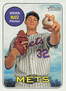 2018 Topps Heritage Baseball Steven Matz #11