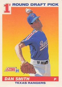 1991 Score Baseball Dan Smith #384 RC