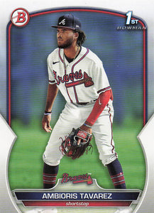 2023 Bowman Baseball Prospects Ambioris Tavarez #BP-33