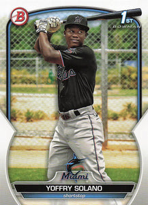 2023 Bowman Baseball Prospects Yoffry Solano #BP-72