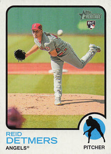 2022 Topps Heritage Baseball Reid Detmers #24 RC