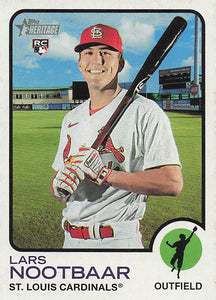 2022 Topps Heritage Baseball Lars Nootbar #32