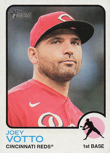 2022 Topps Heritage Baseball Joey Votto #52
