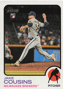 2022 Topps Heritage Baseball Jake Cousins #116 RC