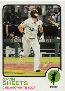 2022 Topps Heritage Baseball Gavin Sheets #181 RC