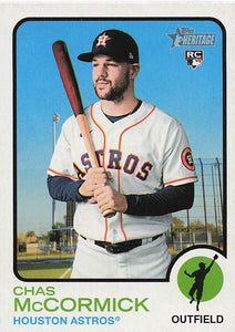 2022 Topps Heritage Baseball Chas McCormick #182 RC