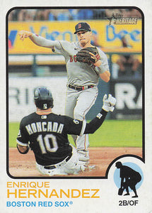 2022 Topps Heritage Baseball Enrique Hernandez #188