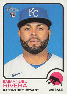 2022 Topps Heritage Baseball Emmanuel Rivera #192 RC