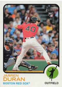 2022 Topps Heritage Baseball Jarren Duran #211 RC