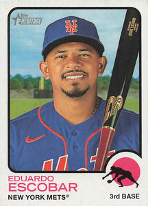 2022 Topps Heritage Baseball Eduardo Escobar #254