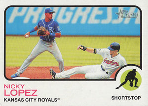 2022 Topps Heritage Baseball Nicky Lopez #260
