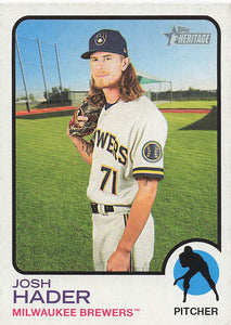 2022 Topps Heritage Baseball Josh Hader #327