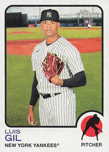 2022 Topps Heritage Baseball Luis Gil #373 RC