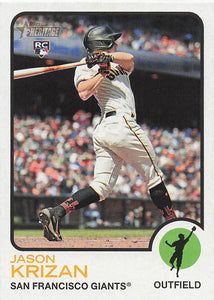 2022 Topps Heritage Baseball Jason Krizan #513 RC