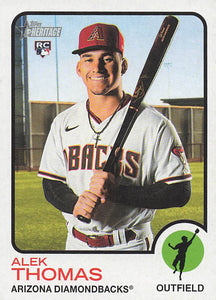 2022 Topps Heritage Baseball Alek Thomas #597 RC