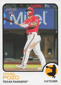 2022 Topps Heritage Baseball Yohel Pozo #614 RC
