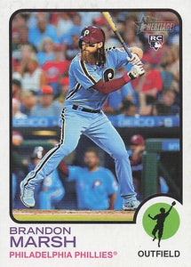 2022 Topps Heritage Baseball Brandon Marsh #636 RC