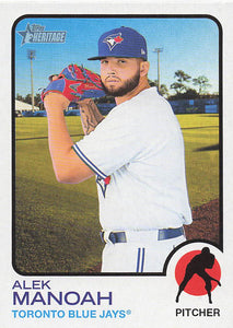 2022 Topps Heritage Baseball Alek Manoah #710 RC