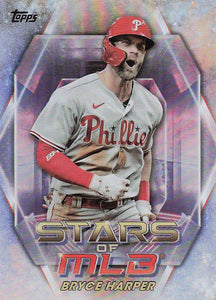 2023 Topps Baseball Stars of MLB Bryce Harper #SMLB-14