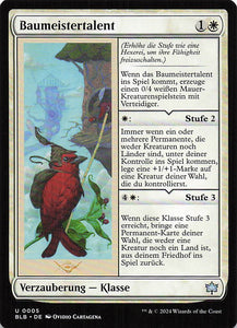 Magic The Gathering: Bloomburrow DE: #5 Baumeistertalent