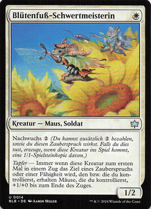 Magic The Gathering: Bloomburrow DE: #14 Blüttenfuß-Schwertmeisterin