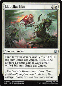 Magic The Gathering: Bloomburrow DE: #21 Mabellas Mut