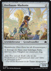 Magic The Gathering: Bloomburrow DE: #251 Dreibaum-Maskotte