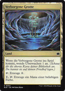 Magic The Gathering: Bloomburrow DE: #254 Verborgene Grotte