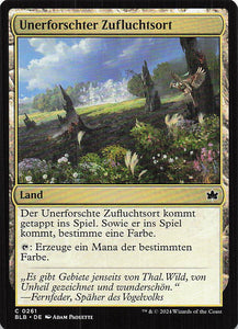 Magic The Gathering: Bloomburrow DE: #261 Unerforschter Zufluchtsort