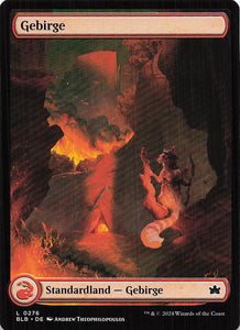 Magic The Gathering: Bloomburrow DE: #276 Gebirge V3