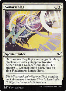 Magic The Gathering: Bloomburrow DE: #32 Sonarschlag
