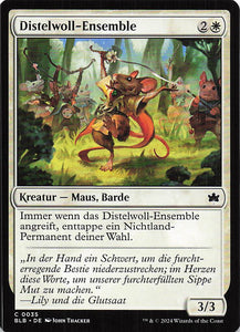 Magic The Gathering: Bloomburrow DE: #35 Distelwoll-Ensemble