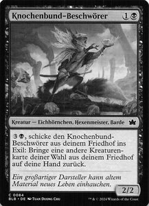 Magic The Gathering: Bloomburrow DE: #84 Knochenbund-Beschwörer