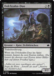 Magic The Gathering: Bloomburrow DE: #89 Dolchzahn-Duo