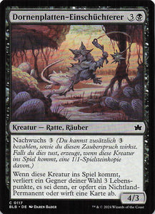 Magic The Gathering: Bloomburrow DE: #117 Dornenplatten-Einschüchterer