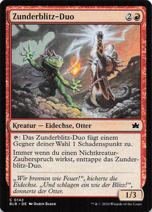 Magic The Gathering: Bloomburrow DE: #142 Zunderblitz-Duo