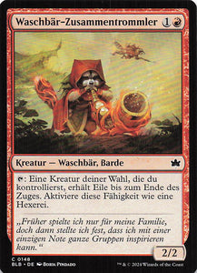 Magic The Gathering: Bloomburrow DE: #148 Waschbär-Zusammentrommler
