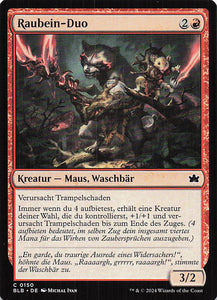 Magic The Gathering: Bloomburrow DE: #150 Raubein-Duo