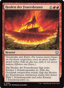 Magic The Gathering: Bloomburrow DE: #162 Heulen der Feuersbrunst