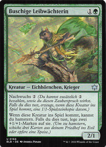 Magic The Gathering: Bloomburrow DE: #166 Buschige Leibwächterin