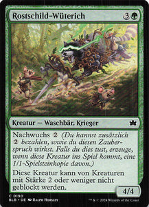 Magic The Gathering: Bloomburrow DE: #190 Rostschild-Wüterich