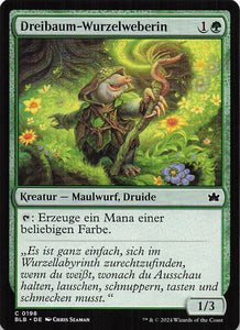 Magic The Gathering: Bloomburrow DE: #198 Dreibaum-Wurzelweberin