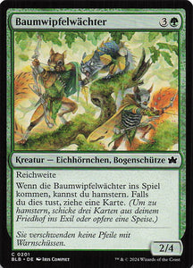 Magic The Gathering: Bloomburrow DE: #201 Baumwipfelwächter