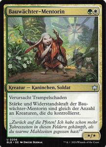 Magic The Gathering: Bloomburrow DE: #206 Bauwächter-Mentorin
