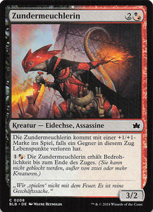 Magic The Gathering: Bloomburrow DE: #208 Zundermeuchlerin