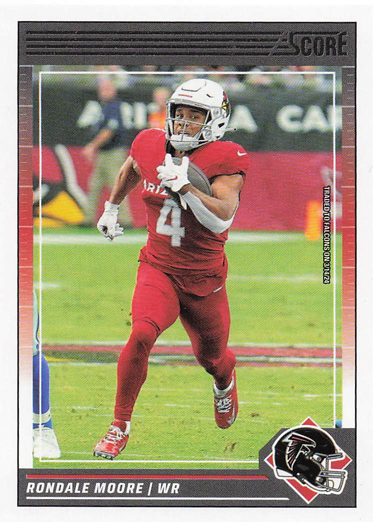 2024 Score Football Rondale Moore #4