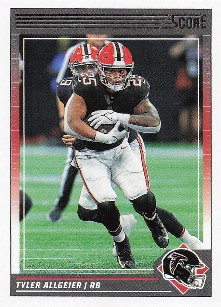 2024 Score Football Tyler Allgeier #10